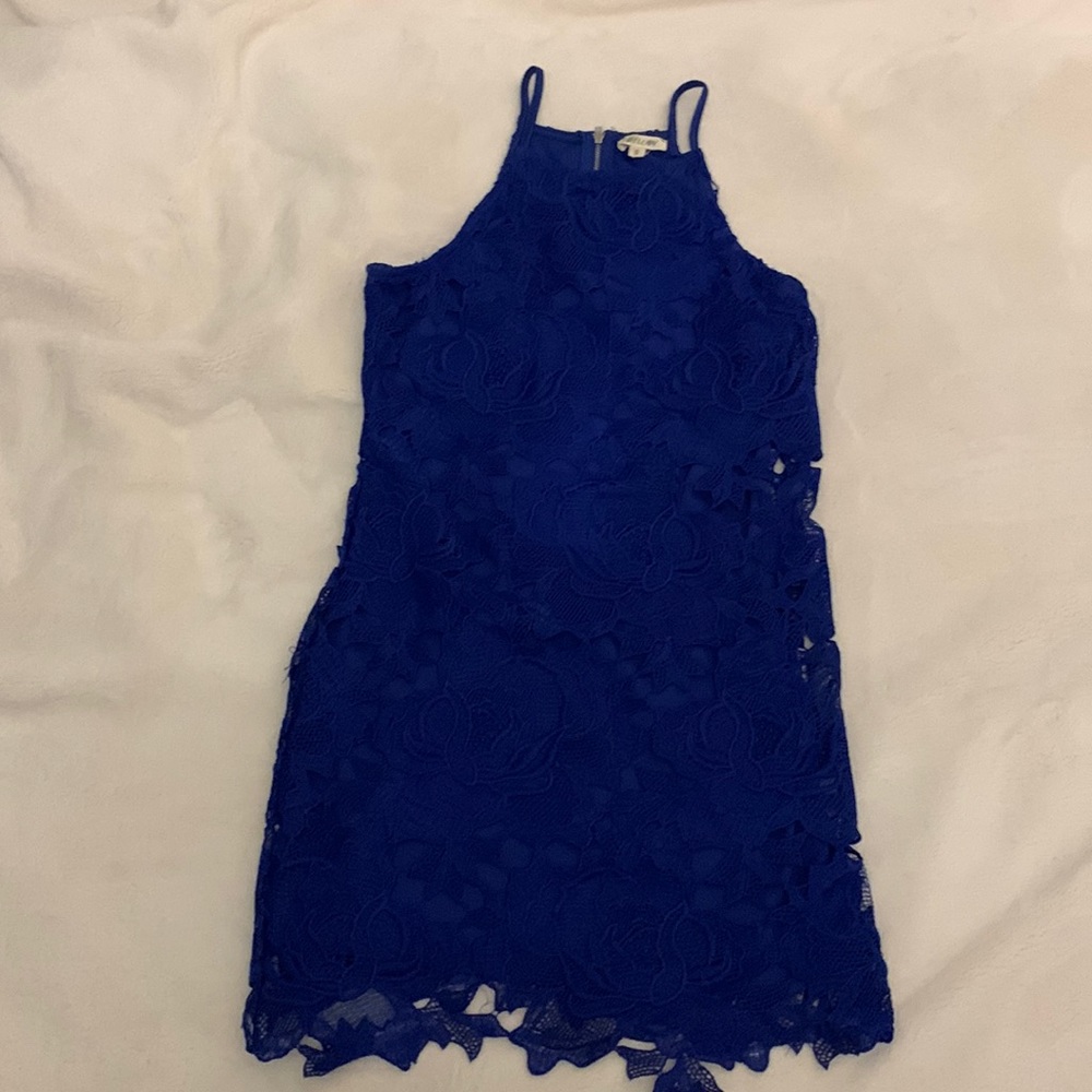 Rebellion blue lace dress
